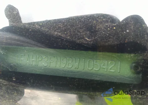 2011 Ford Focus Se from USA, damaged, VIN 1FAHP3FN9BW105421